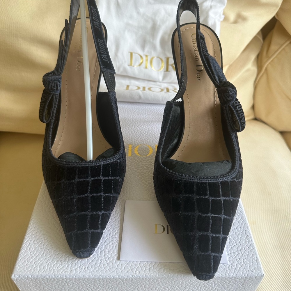 Dior Crocodile Embro J’ADior Slingback - Picture 3 of 12